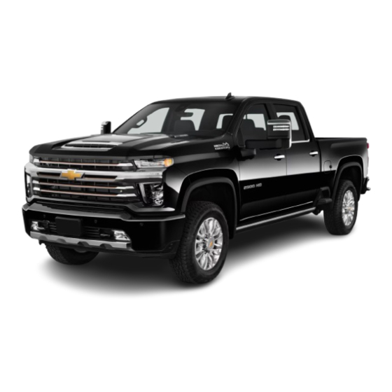GMC Chevrolet Silverado 2500 HD 2022 Owner's Manual