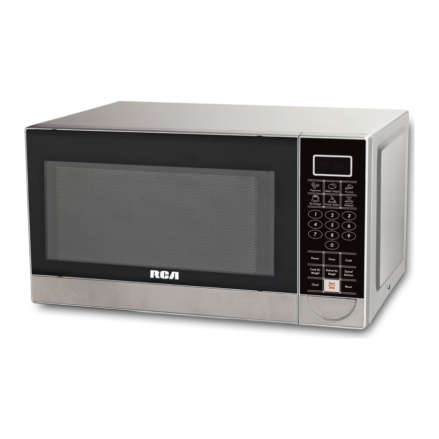 RCA RMW743 - 0.7 CU FT STAINLESS STEEL DESIGN MICROWAVE Manual