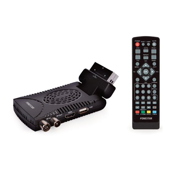 FONESTAR RDT-760HD Instruction Manual