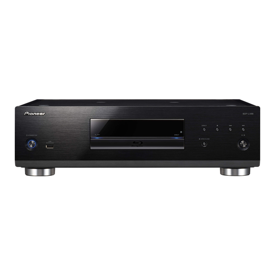 Pioneer BDP-LX88-K Service Manual