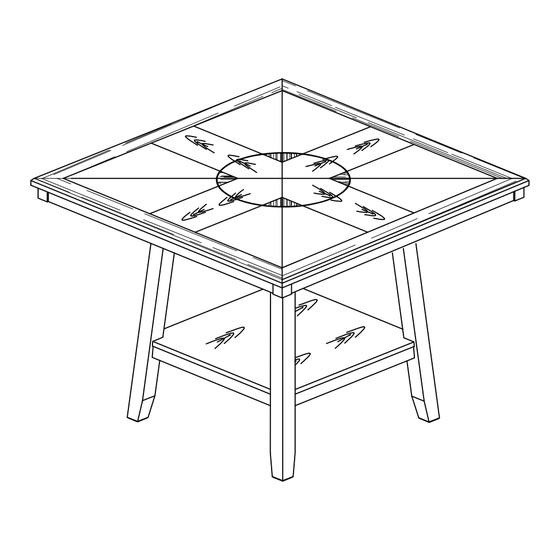 Emerald Home Furnishings 60570-59-01 Assembly Instructions