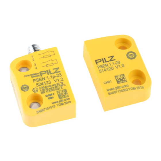 Pilz PSEN 1.1p-23 ATEX Operating Instructions Manual