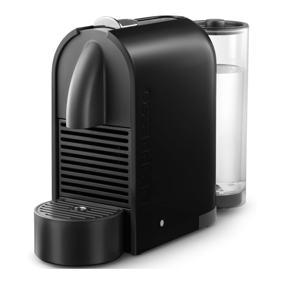 Nespresso U C50 Instruction Manual