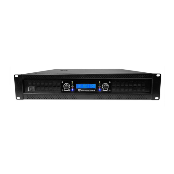 User Manuals: Rockville RPA16 Power Amplifier
