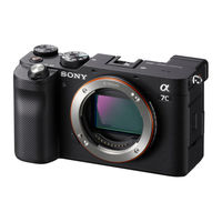 Sony A7C Help Manual