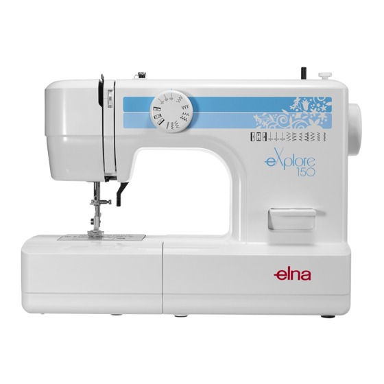 ELNA EXPLORE 150 INSTRUCTION BOOK Pdf Download ManualsLib