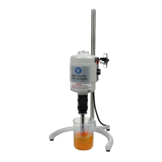 HOMOGENIZER OMNI MIXER USER MANUAL Pdf Download ManualsLib