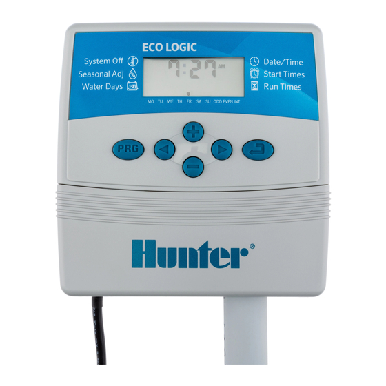 HUNTER ECO LOGIC INSTRUCTIONS Pdf Download ManualsLib