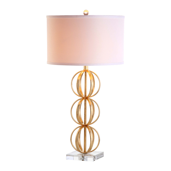 Safavieh Lighting Annistyn TBL4071A-SET2 Quick Start Manual