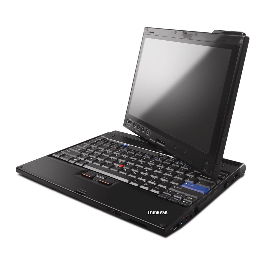 Lenovo ThinkPad X200 Tablet Guia De Serviços E Resolução De Problemas