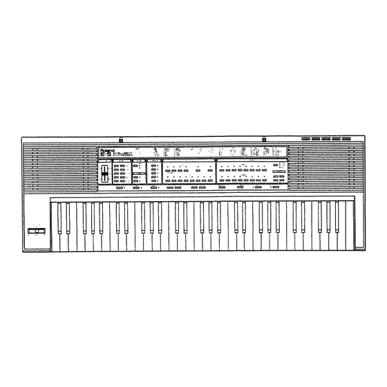 Roland E-5 Owner's Manual