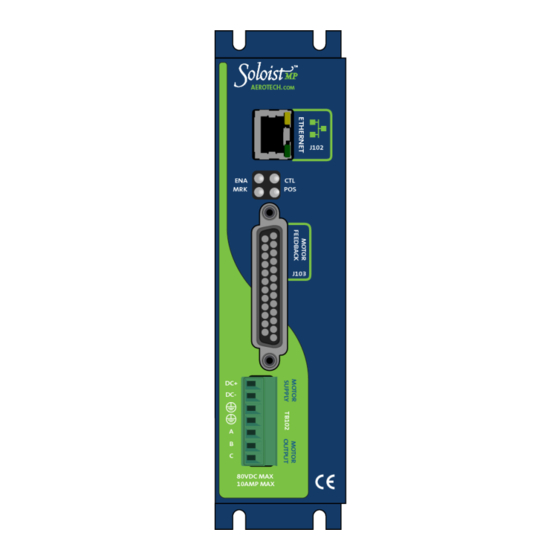 Aerotech Soloist MP Series Hardware Manual