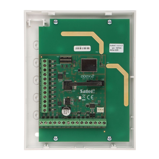 Satel ABAX 2 ACU-220 Manual