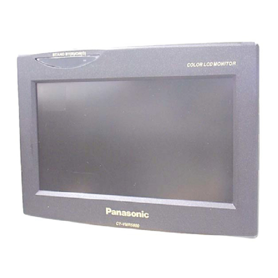 PANASONIC CYVMR5800N SERVICE MANUAL Pdf Download ManualsLib