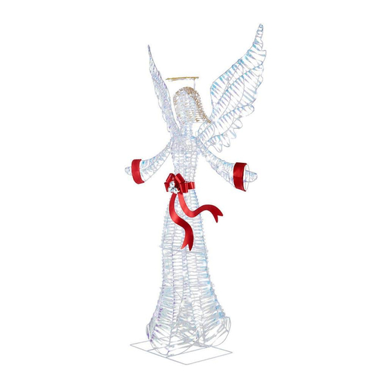 HOME ACCENTS HOLIDAY SPARKLE IRIDESCENT ANGEL 22GM80770 ASSEMBLY