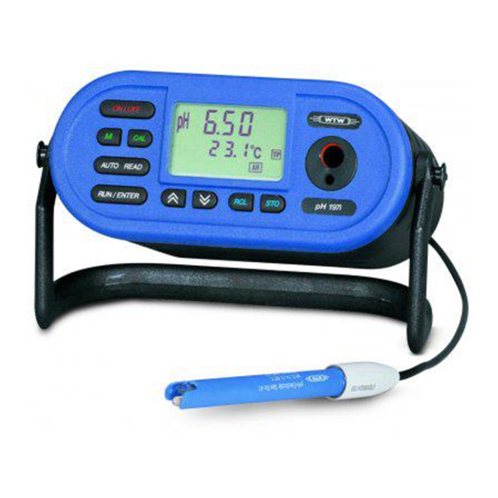 WTW PROFILINE PH/MVMETER PH 197 INSTRUCTION MANUALS Pdf Download