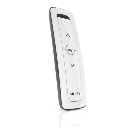 SOMFY Situo 1 io Instructions