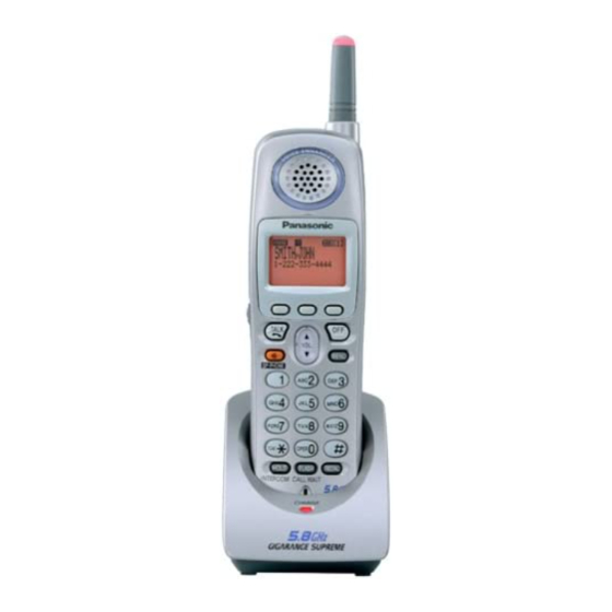 Panasonic KX-TGA520M - Accessory Handset For KX-TG5200M Series Expandable Phones Manuals