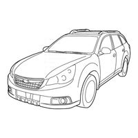 Subaru 2012 Outback Manual