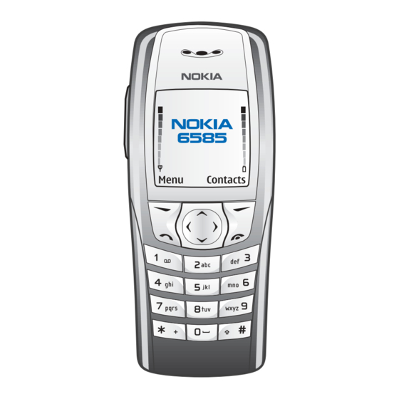 Nokia 6585 Manuals