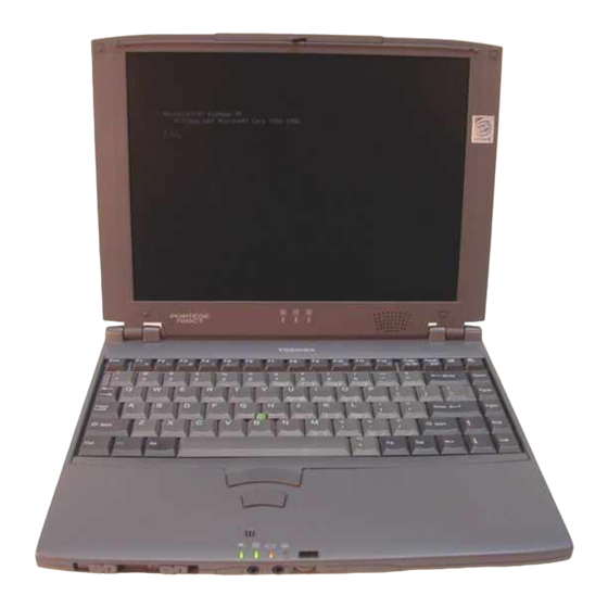 Toshiba Portege 7010CT Specifications
