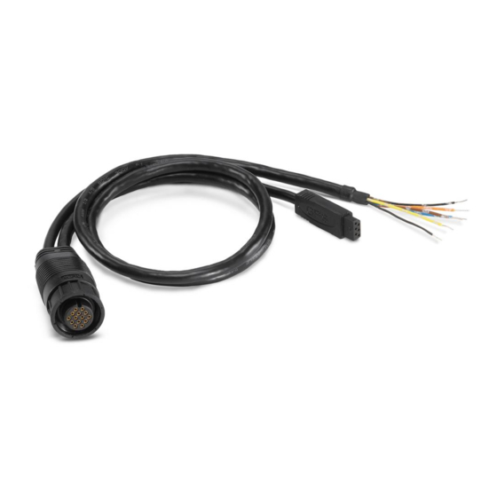 Humminbird GPS NMEA Y-CABLE Installation Manual