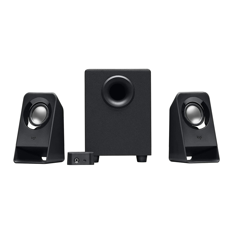 Logitech Z213 Manual