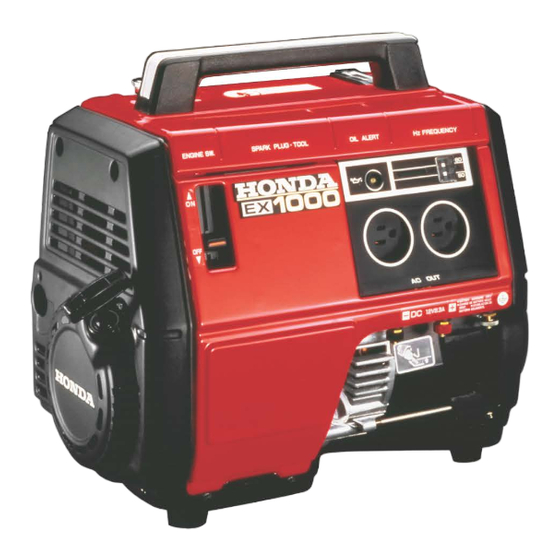 Honda EX1000 Owner's Manual