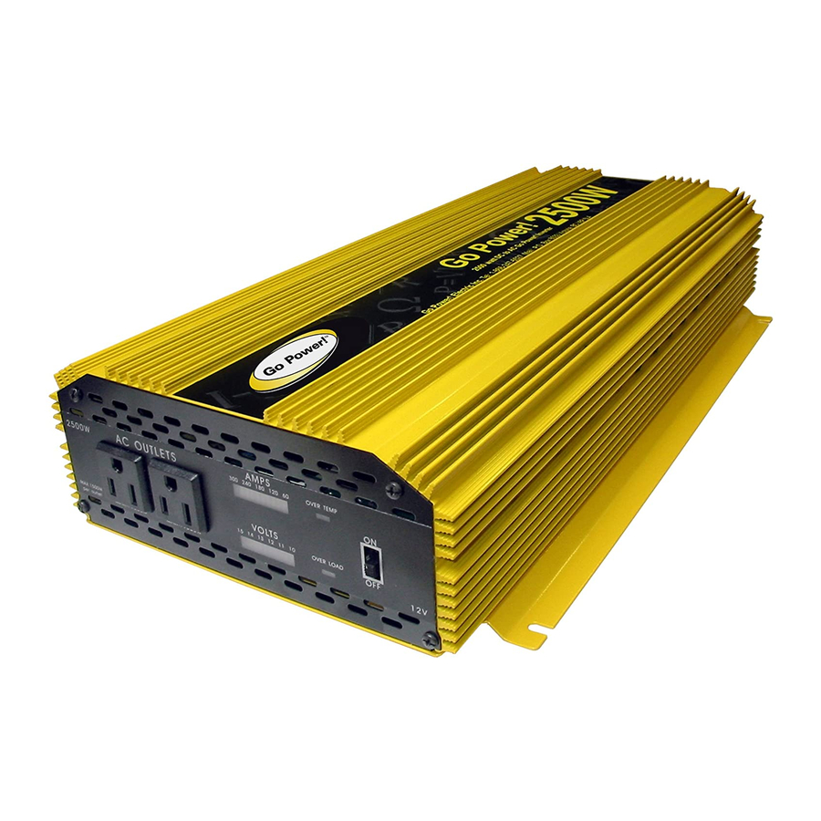 Go Power GP-1750HD GP Owner's Manual