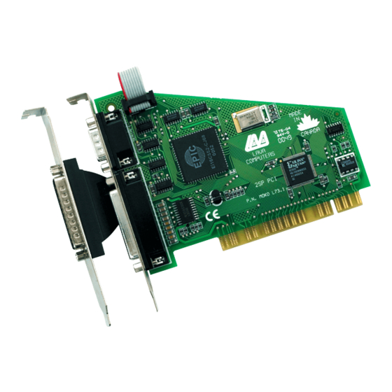 Lava  2SP-PCI Datasheet