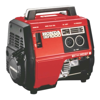Honda EX1000 Owner's Manual