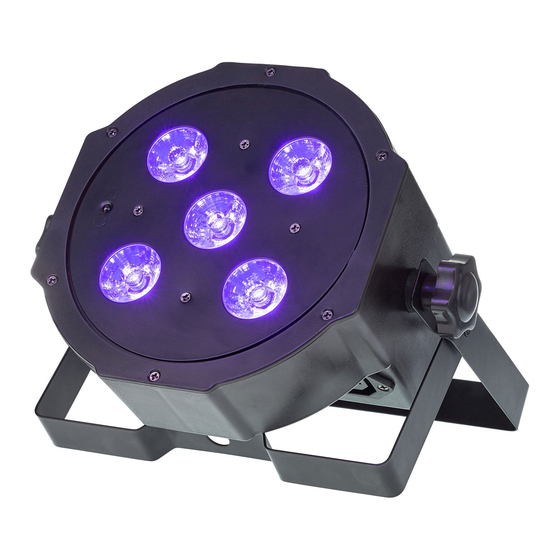 thomann SePar QUAD LED RGB UV IR Fixture Manuals