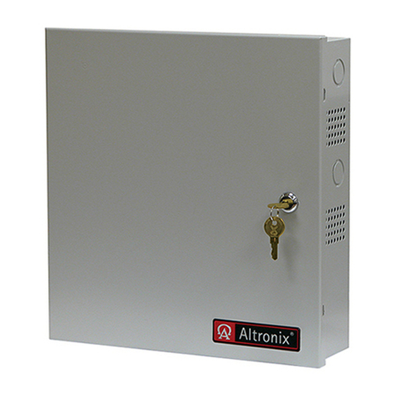 Altronix ALTV1224DC Installation Instructions