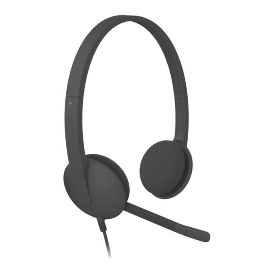 Logitech H340 Setup Manual