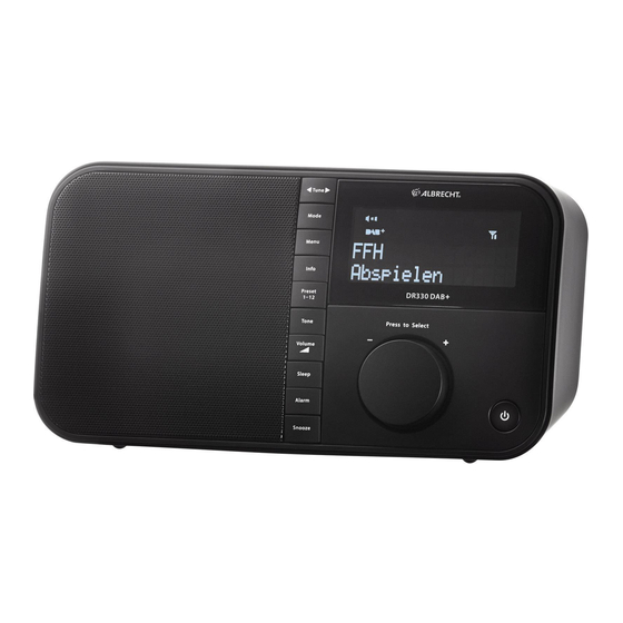 Albrecht DR 330 Manual