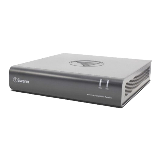 SWANN DVR1580 INSTRUCTION MANUAL Pdf Download ManualsLib