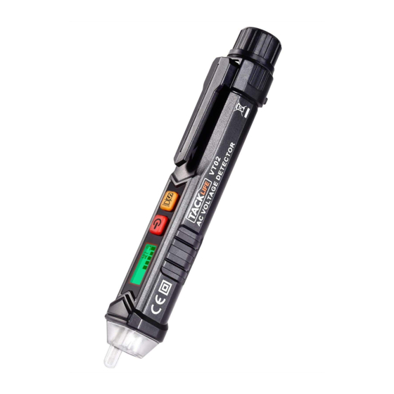TACKLIFE VT02 NonContact Voltage Tester Manual ManualsLib
