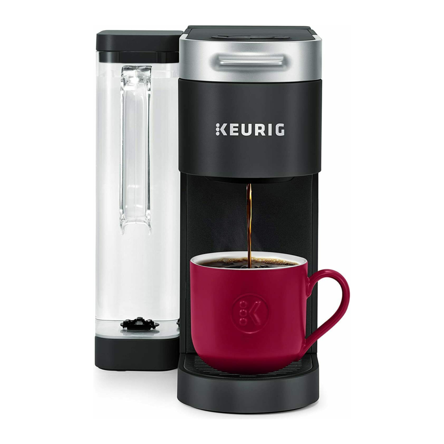 Keurig K10 Mini plus Coffee Maker, Red, Cleaned and Descaled +