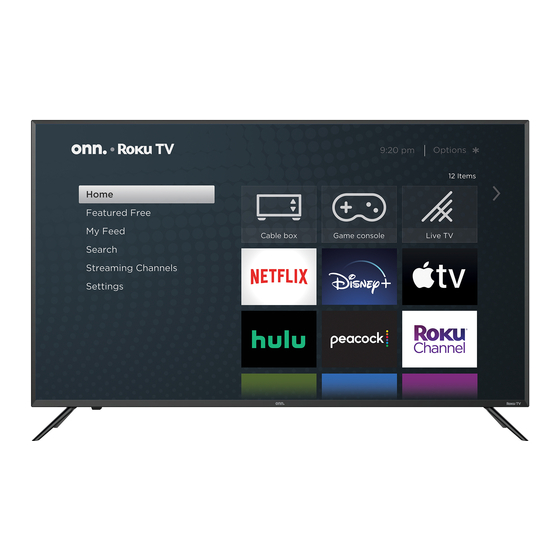 Onn Roku 50 Inch 4K UHD TV Manual ManualsLib