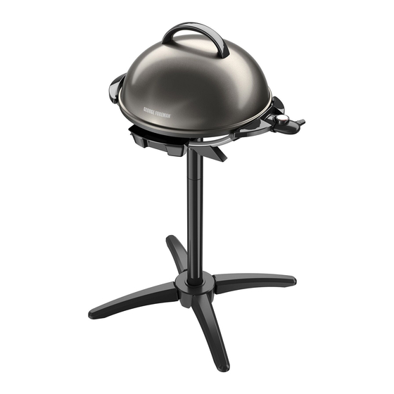 Foreman indoor/outdoor Grill GIO2000BK Manual ManualsLib
