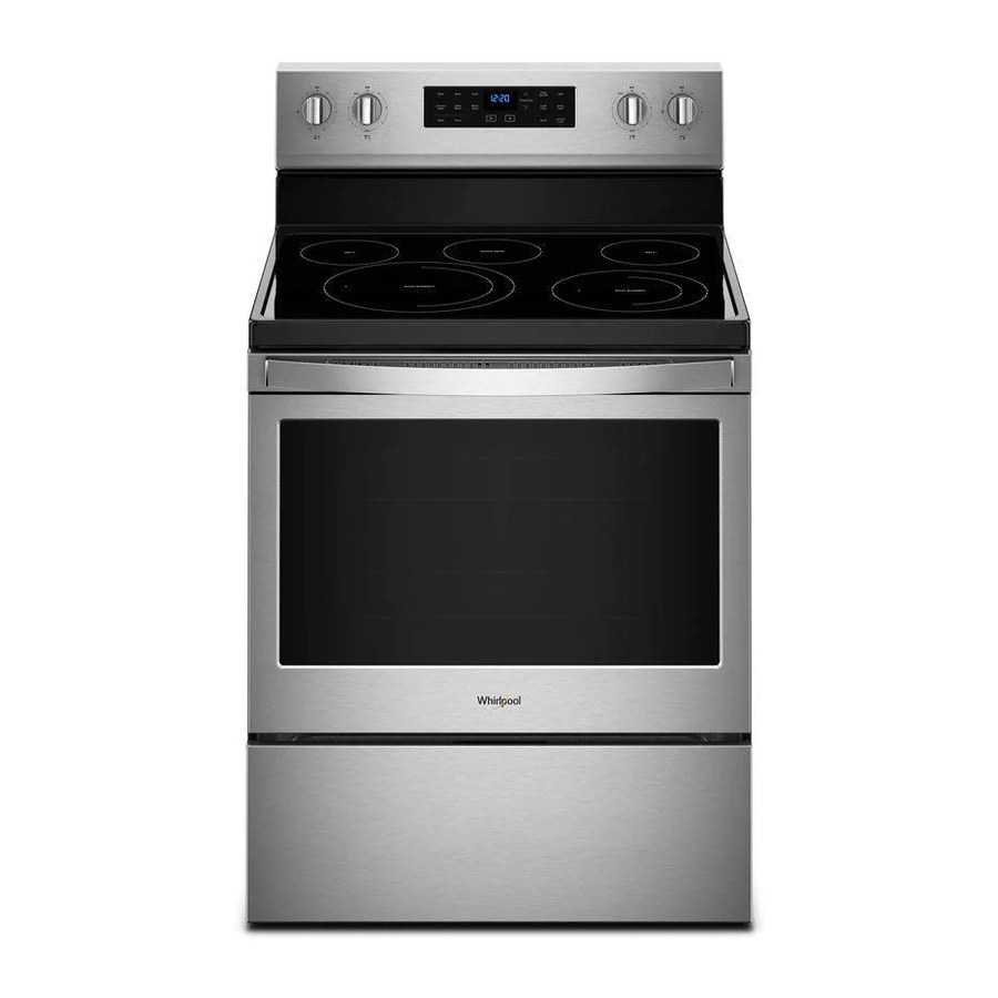 Whirlpool Electric Range User Guide