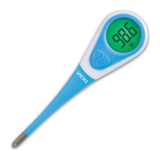 Vicks ComfortFlex Digital Thermometer V965F Manual | ManualsLib