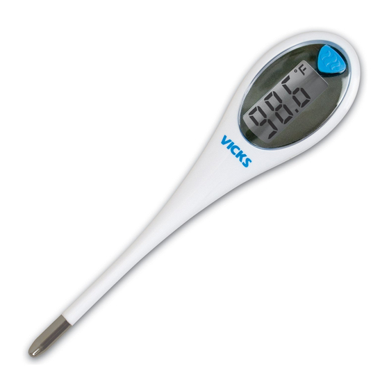 Vicks Digital Thermometer V901US Manual | ManualsLib