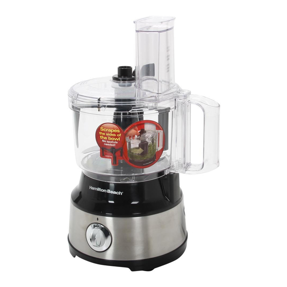 Hamilton Beach Food Processor 70730 Manual ManualsLib