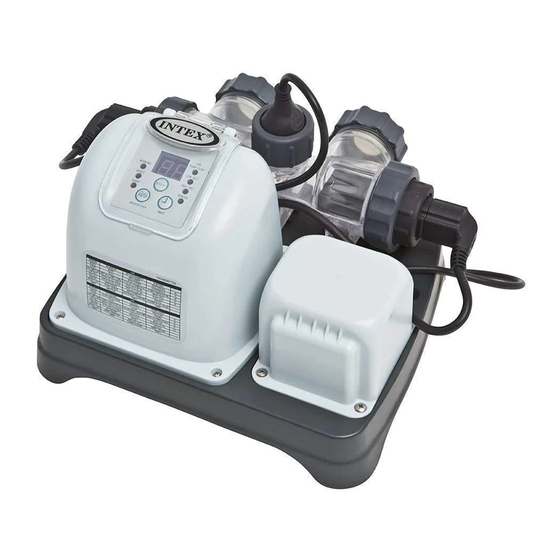 Intex ECO8110 Saltwater System Manual ManualsLib