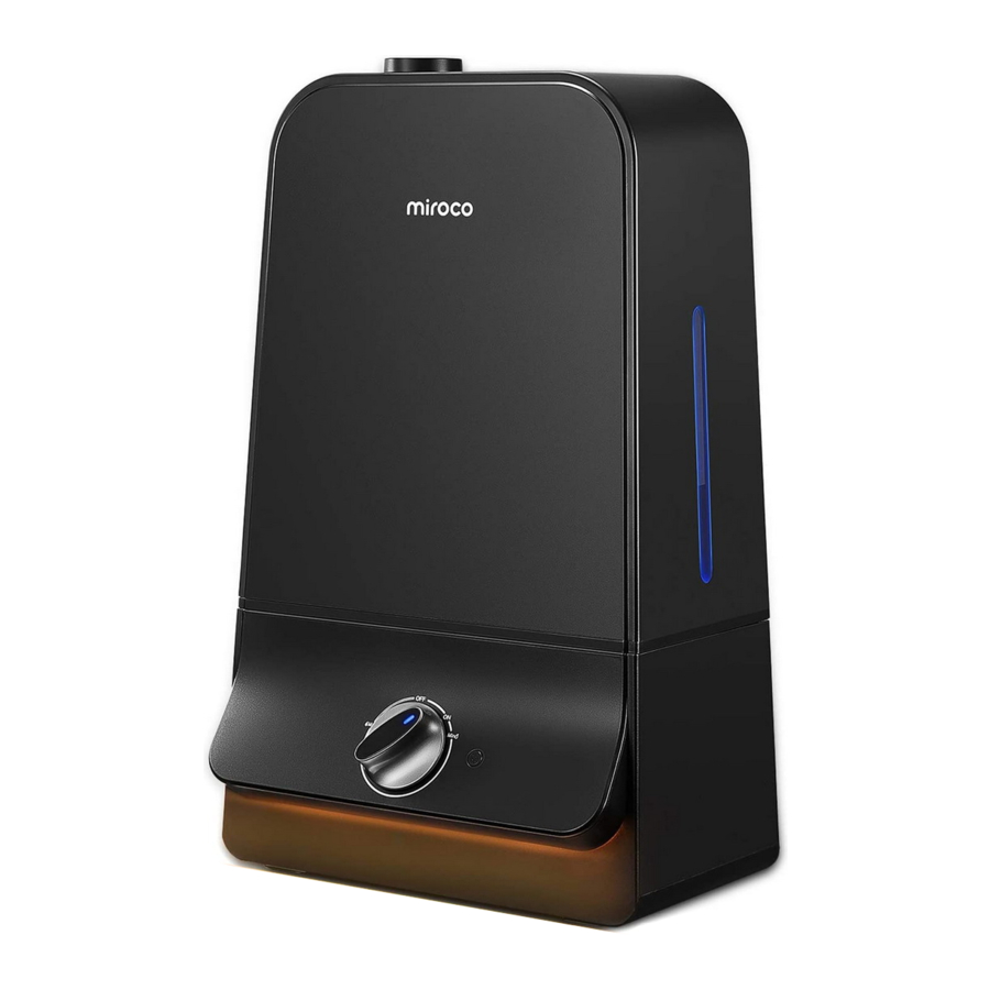 Miroco Ultrasonic Cool Mist Humidifier Manual ManualsLib