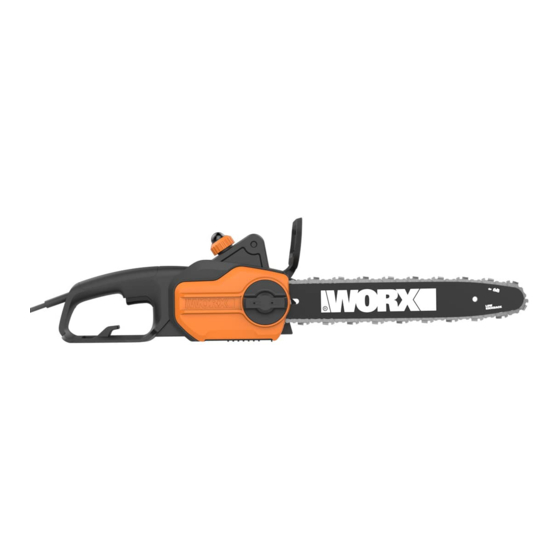 Worx WG305 Electric Chainsaw Manual ManualsLib