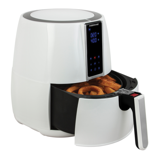 Farberware 3.2quart Digital OilLess Fryer FT43479W Manual ManualsLib