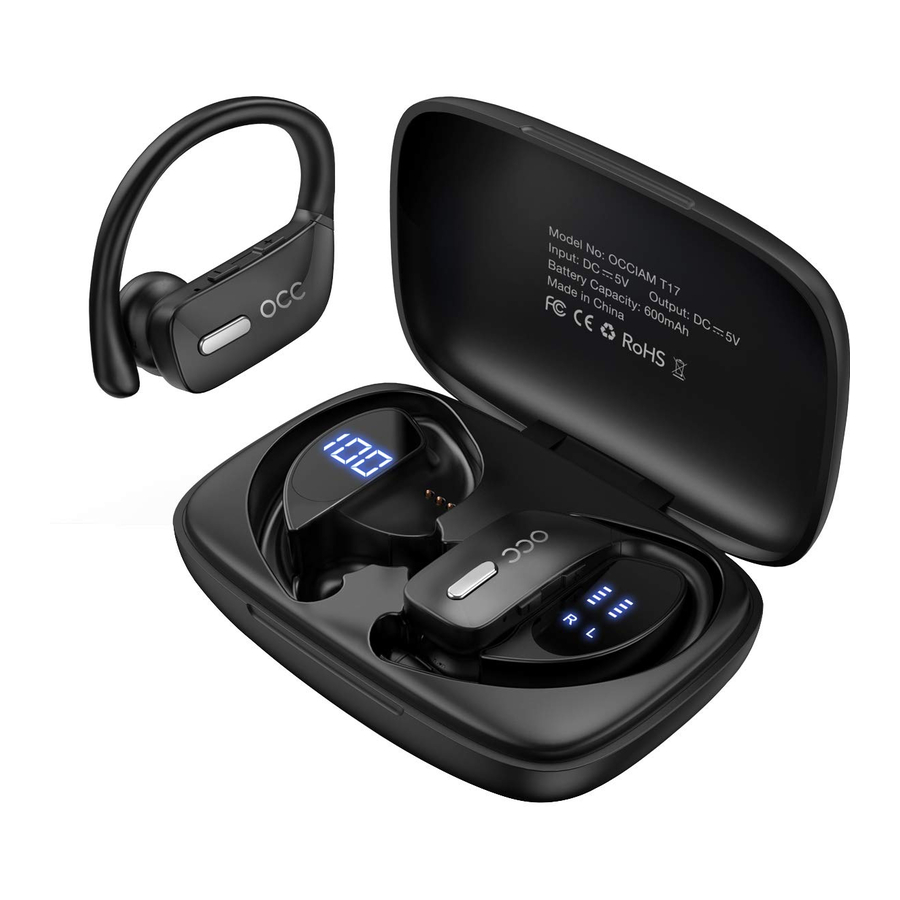 Occiam Bluetooth Headphones T17 Manual | ManualsLib