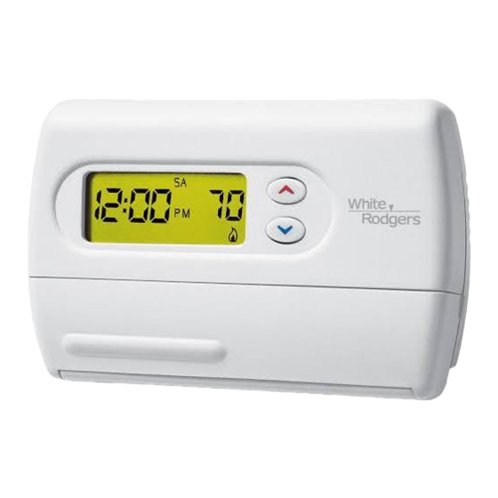 White Rodgers Thermostat 1F80-261 Manual | ManualsLib